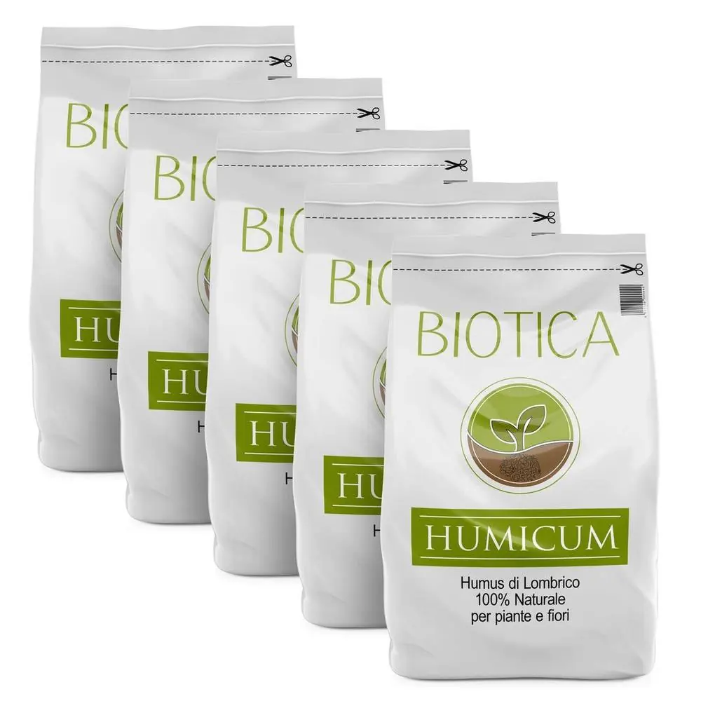 Humicum Humus di Lombrico 5x50 litri