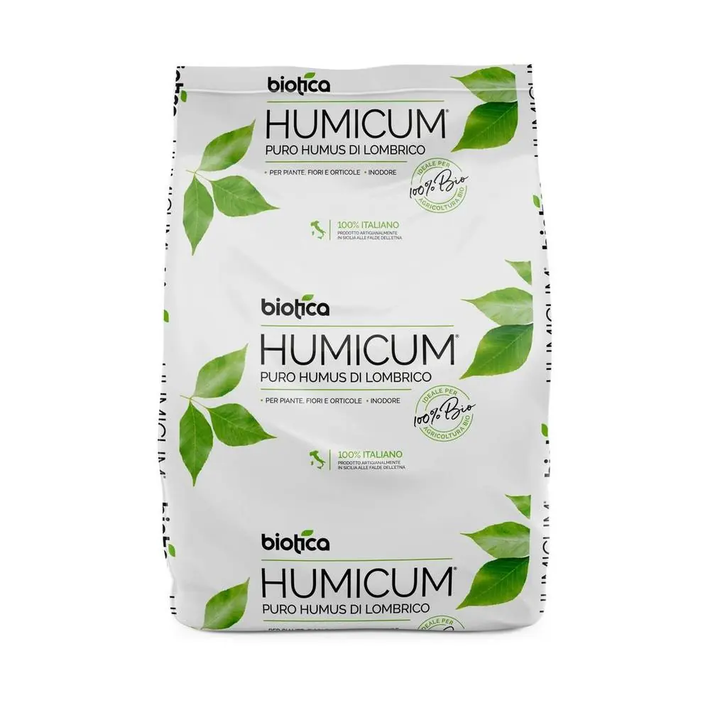 Humus di lombrico pellettato